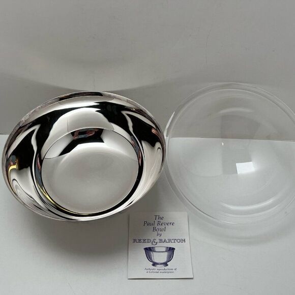 Reed & Barton 104 Silver Plated Paul Revere Bowl Original Box - Picture 1 of 7